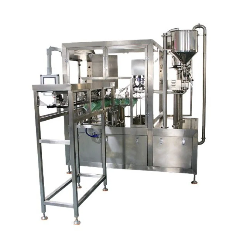 Máquina de enchimento de bolsas com bico vertical principal