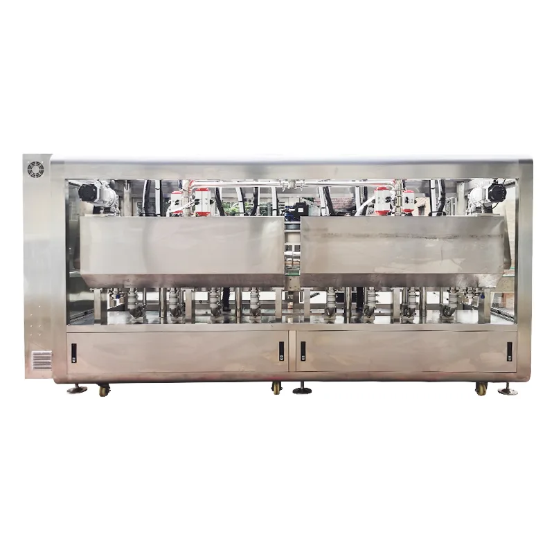 Máquina semiautomática de enchimento e selagem de pasta